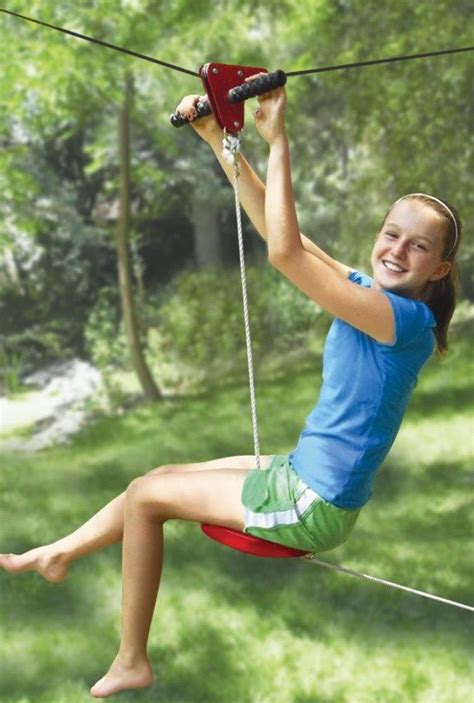 Combining flavoress and flavored together. The Seated Backyard Zipline Kit | Zip line backyard ...