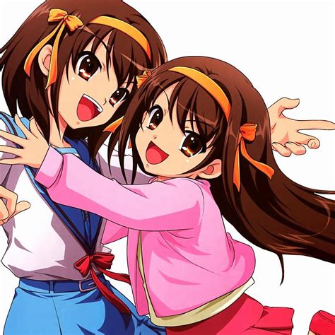 Two Best Friends Hugging Anime