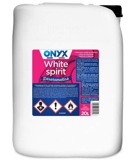White Spirit Désaromatisé Onyx Gamme Bricolage 20l