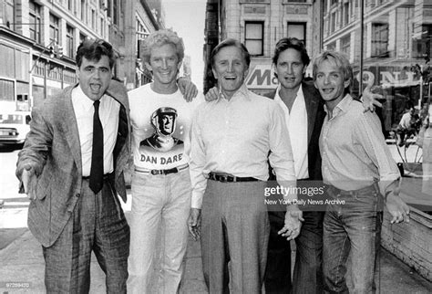 Kirk Douglas And His Sons Joel Peter Michael And Eric News Photo