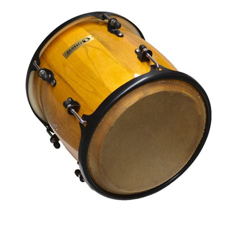 Mano Percussion 11 Tambora Drum Natural Finish Wood Shell With Bag