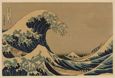 Katsushika Hokusai The Great Wave Off Shore Of Kanagawa Library Of