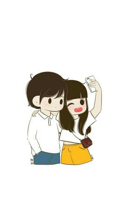 Cute Cartoon Couples Wallpapers See More Ideas About Cute Couple