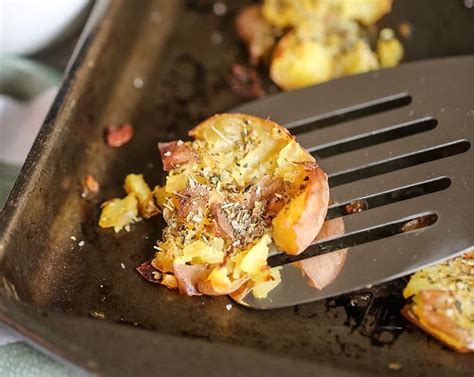 These potatoes are the perfect side dish for almost any meal. Smashed Red Potatoes
