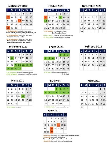 Calendario 2023 Escolar 2024 Valencia Imagesee