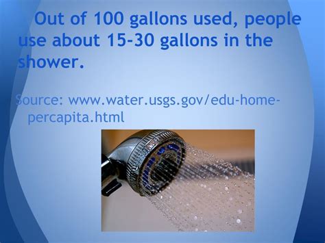Ppt How Many Gallons Of Water Does An Average Person Use A Day