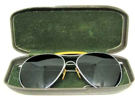 vintage american optical usa aviator wwii bandl ful vue usl usn an6531 sunglasses vintage sunglasses