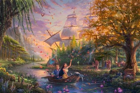 Disney Paintings By Thomas Kinkade That Look Even Better Than The Scenes From The Movies