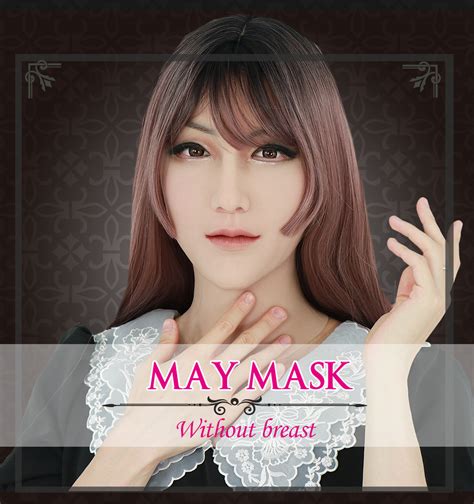 Roanyer Realistic Silicone Female Mask May For Crossdresser Cosplay