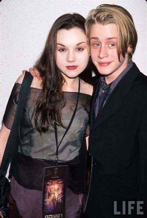 Macaulay Culkin And Rachel Miner At Film Premiere For Star Wars The