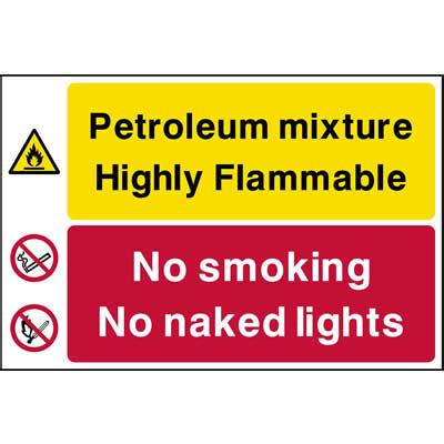 Petroleum Mixture Highly Flammable No Glendining Signs