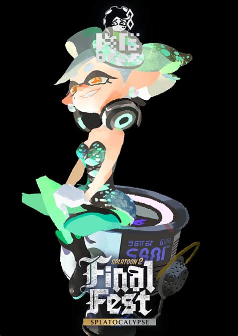 Splatoon 2 Arte Del Splatfest Final Enfocado En Marie Nintheorist