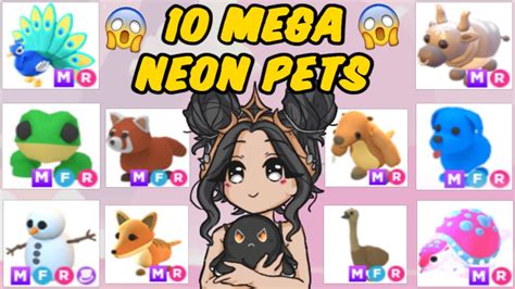 Making 10 Mega Neon Pets On Adopt Me 😱 Youtube