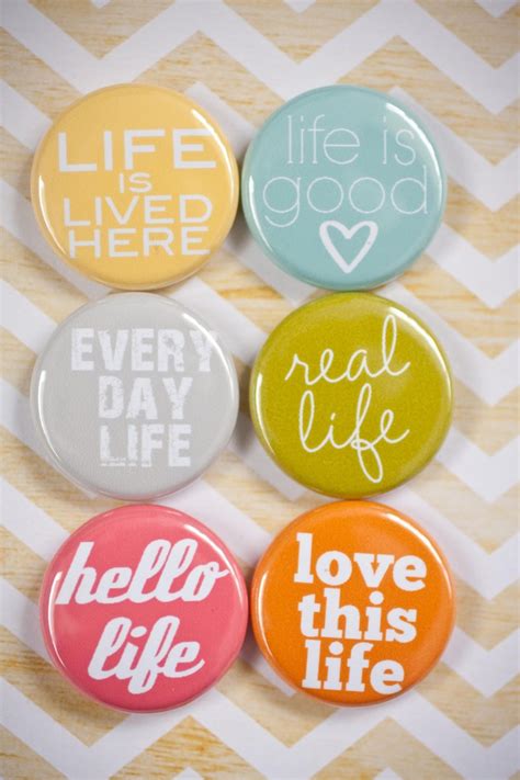 Project Life Flair Buttons This Is Life Flair A Week In The Life Flair