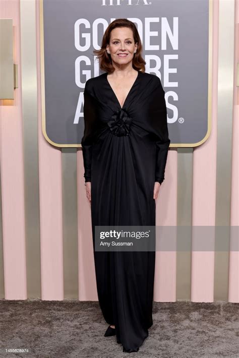 Sigourney Weaver Attends The 80th Annual Golden Globe Awards At The
