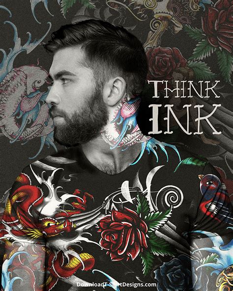 think ink tattoo art for t shirts download t shirt design