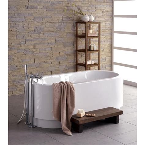 A wide variety of step bathtub options are available to you, such as project solution capability, function, and design style. Aquatica Cocoon Wood Freestanding Wood Bathtub Step ...