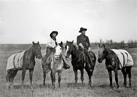 1898 Photo Cowboys Horses Chaps Ropes 16x11 Western