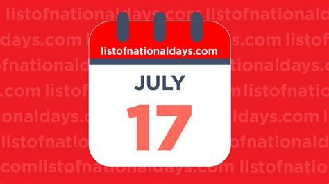 What is july 17, 2020 zodiac sign. July 17th: National Holidays,Observances and Famous Birthdays