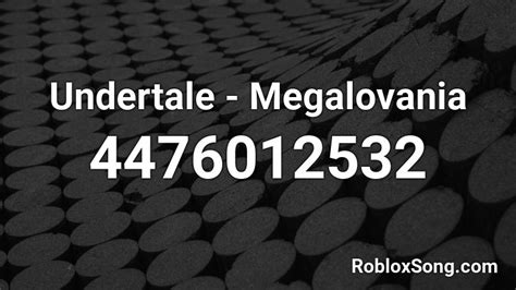 Undertale Megalovania Roblox Id Roblox Music Codes