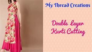 Double Layer Kurti Drafting And Cutting 10 Minutes Cutting Mtc Mtc