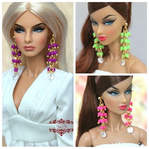 Jewelry For Doll Earrings Colors For Fashion Royalty Integrity