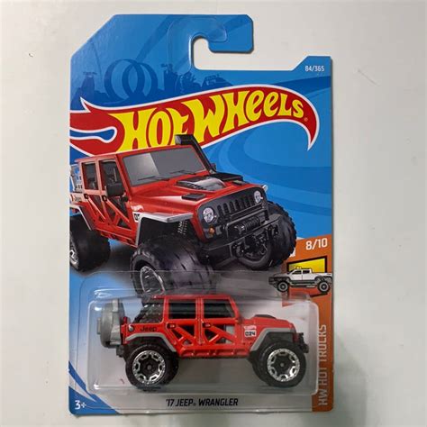 Hot Wheels ‘17 Jeep Wrangler Red Flipn Diecast
