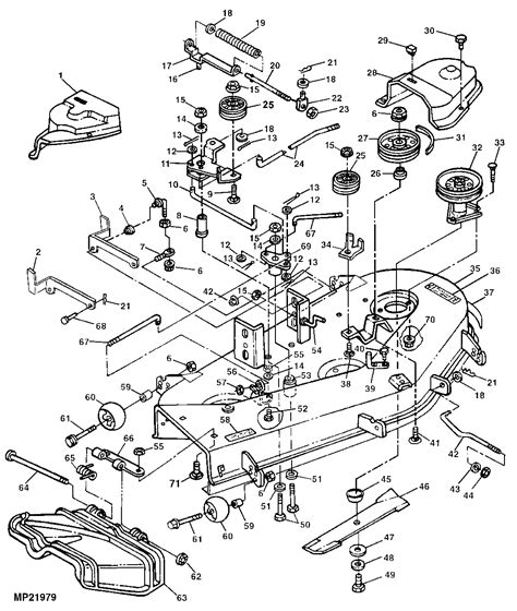 Scotts S1642 Parts List Diagram