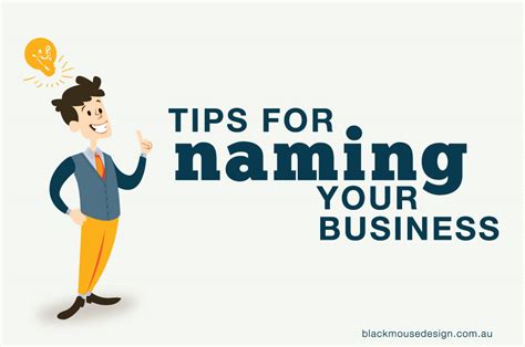 Choosing The Right Name For Your Business Black Mouse Design