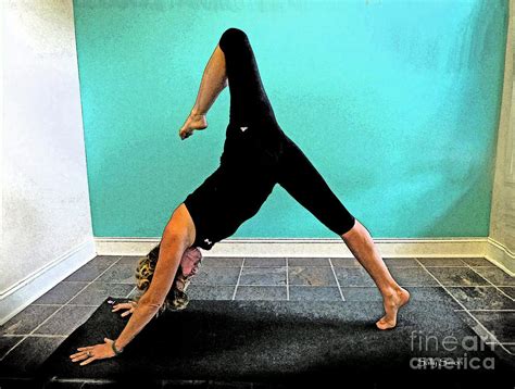 Maybe you would like to learn more about one of these? Downward Facing Dog Pose Variation Photograph by Sally Simon