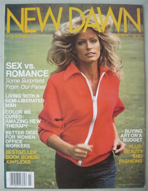New Dawn For Women Magazine July 1977 Farrah Fawcett Cover Ebay Women
