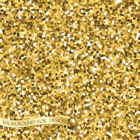 Gold Glitter Texture Background For Your Design Vector