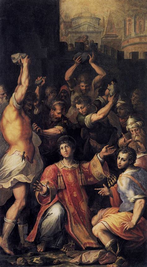 Martyrdom Of St Stephen Джорджо Вазари