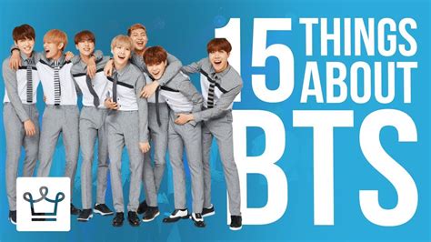 15 Things You Didnt Know About Bts Youtube