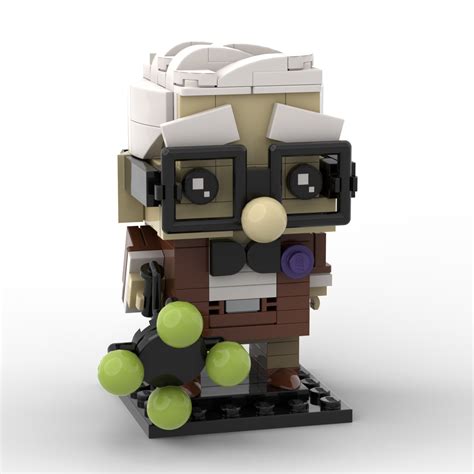 Lego Moc Custom Carl Fredricksen From Pixar Up Brickheadz By