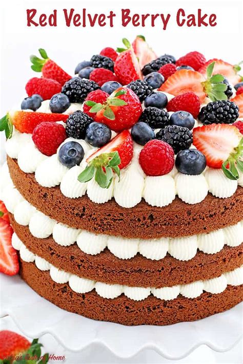Let stand at room temperature 1 hour. Red Velvet Berry Cake Recipe « Valya's Taste of Home