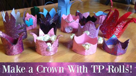 Crowns With Toilet Paper Rolls Tutorial Youtube