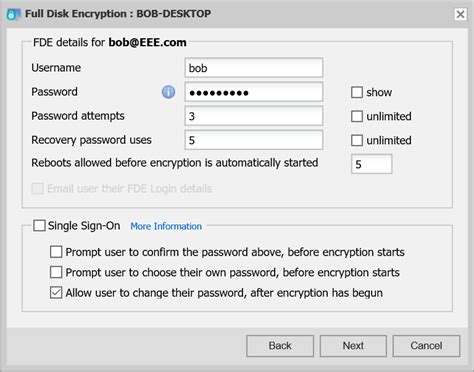 Full Disk Encryption Eset Endpoint Encryption Server Eset Online Help