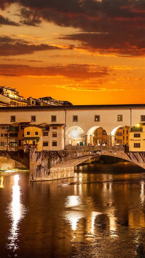 Ponte Vecchio Old Bridge Florence Italy Wallpaper Backiee