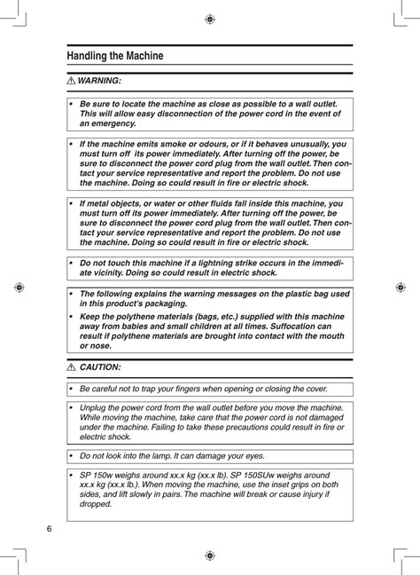 Ricoh PRSP150W1 Printer User Manual