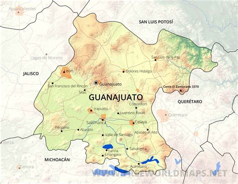 Guanajuato Map