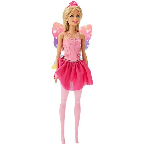 Barbie Dreamtopia Fairy Winged Doll Blonde Hair Pink Dress Walmart