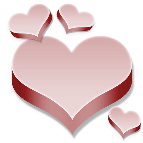 3D pink hearts TRANSPARENT by madetobeunique on DeviantArt