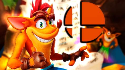 Crash Bandicoot Coquetea Con Smash Bros Y Los Fans Se Descontrolan