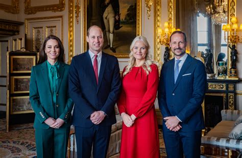 Prinzessin Kate William Hoher Besuch Aus Norwegen
