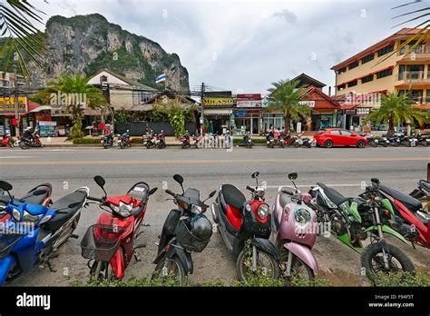 Ao Nang Town Krabi Province Thailand Stock Photo Alamy