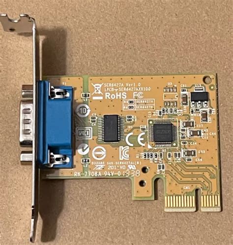 Dell Sunix Db9 Serial Port Rs 232 Pcie Interface Cards 0nt0hm 039g9n
