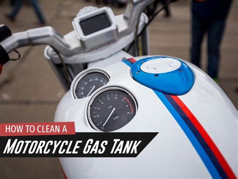 A motorcycle tank still in its original livery may very well be worth putting some effort into simply because of the value that component it gets the fuel inside sloshing around, helping to knock naturally forming condensation off the very top of the tank, and the. How to Clean a Motorcycle Gas Tank - Our Step-by-Step Guide