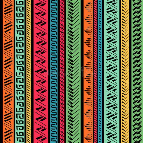 Seamless African Pattern Stock Vector Illustration Of Lively 23281892