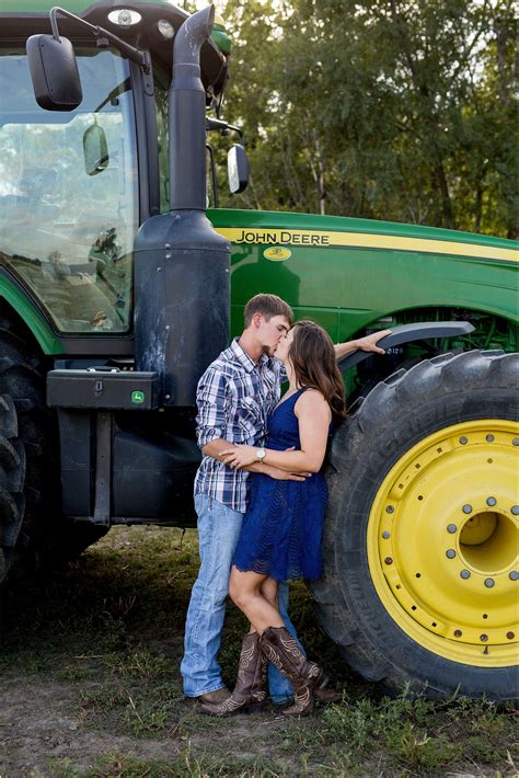 Rural Nebraska Farm Engagement Session Cute Country Couples Country Couple Photos Country
